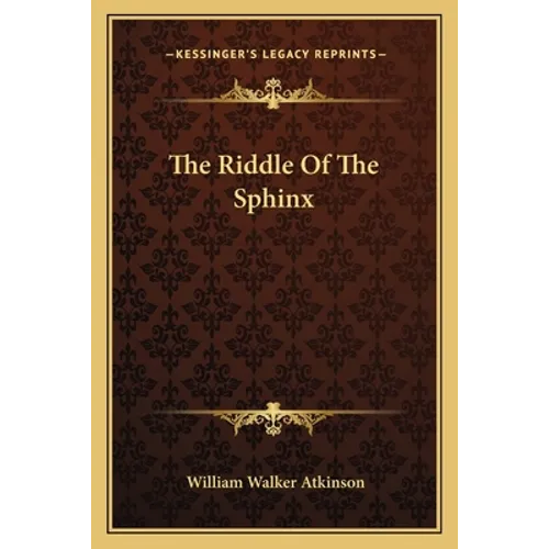 The Riddle Of The Sphinx - Paperback