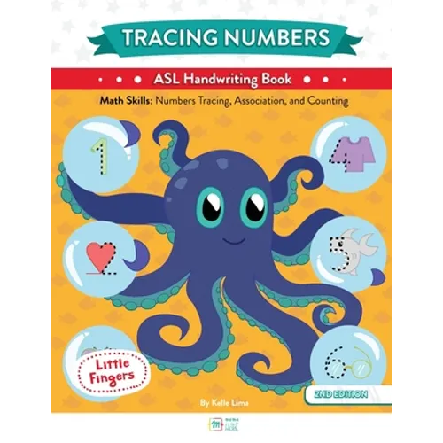 Tracing Numbers: ASL Handwriting Book - Paperback