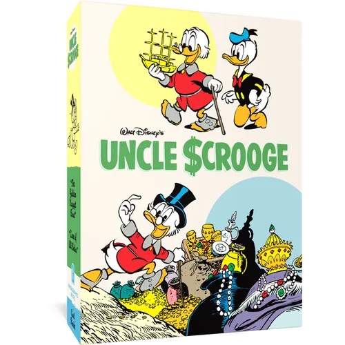 Walt Disney's Uncle Scrooge Gift Box Set the Golden Nugget Boat & Cave of Ali Baba: Vols. 26 & 28 - Hardcover