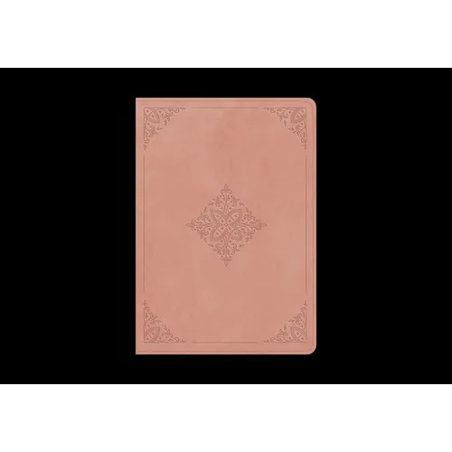 ESV Study Bible, Personal Size (Trutone, Blush Rose, Fleur-De-Lis Design) - Imitation Leather