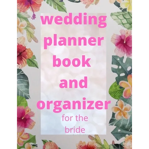 wedding planner book and organizer for the bride - Paperback