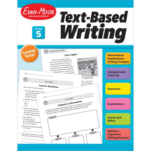 Text Based Writing, Grade 5 - Paperback