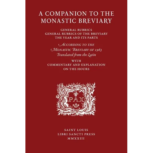 A Companion to the Monastic Breviary - Paperback