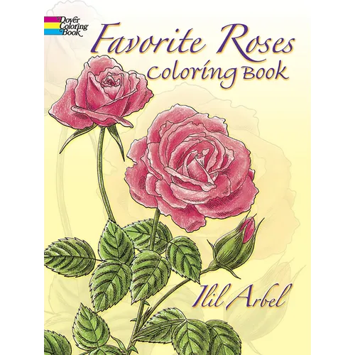 Favorite Roses Coloring Book - Paperback