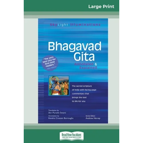 Bhagavad Gita: Annotated & Explained (16pt Large Print Edition) - Paperback