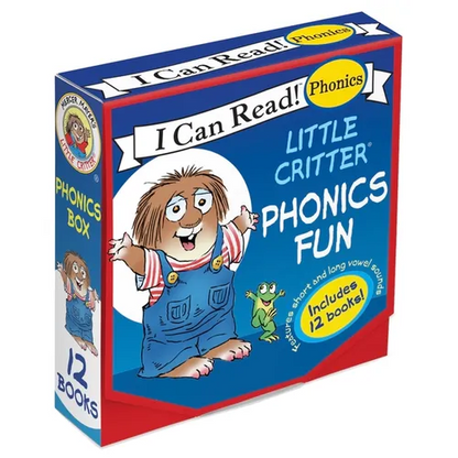 Little Critter 12-Book Phonics Fun!: A Box of 12 Mini-Books Featuring Short and Long Vowel Sounds - Boxed Set