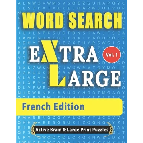 WORD SEARCH Extra Large - French Edition - Paperback