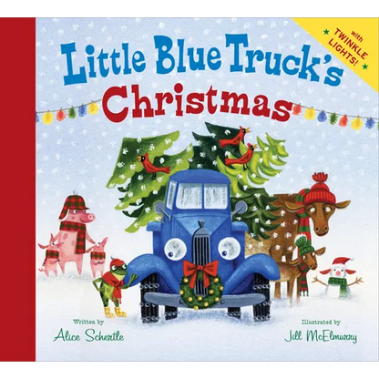 Little Blue Truck's Christmas: A Christmas Holiday Book for Kids - Board Book