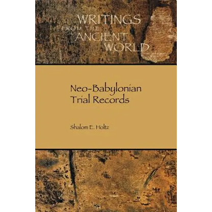 Neo-Babylonian Trial Records - Paperback