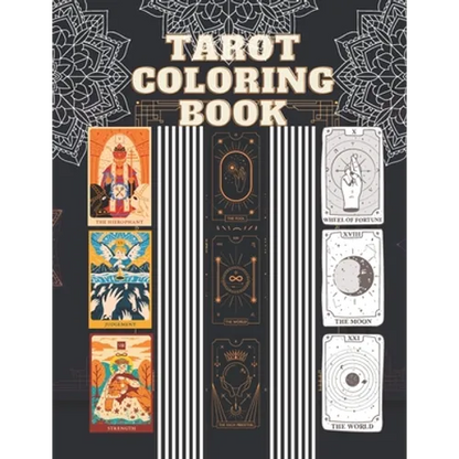 Tarot Coloring Book: Personal Growth For Adults - Paperback