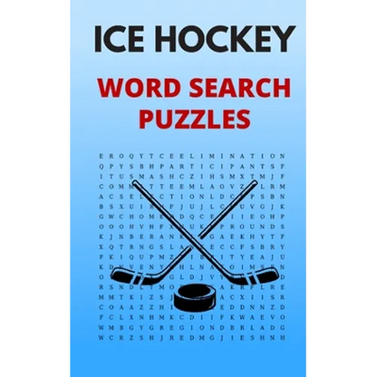 Ice Hockey Word Search Puzzles: 5x8 Puzzle Book for Adults and Teens with Solutions - Paperback