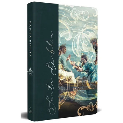 Biblia Rvr 1960 Letra Grande, Manual, Tapa Dura de Tela Pescador de Hombres / Spanish Bible Rvr 1960 Handy Size Large Print Hardcover Cloth Fishers of - Hardcover