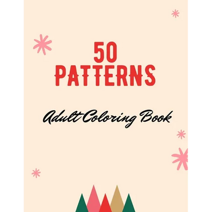 50 Patterns: Adult Coloring Book - Paperback