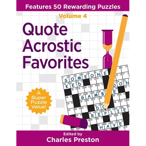 Quote Acrostic Favorites: Features 50 Rewarding Puzzles - Paperback
