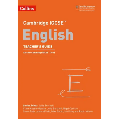 Cambridge Igcse(r) English Teacher Guide - Paperback
