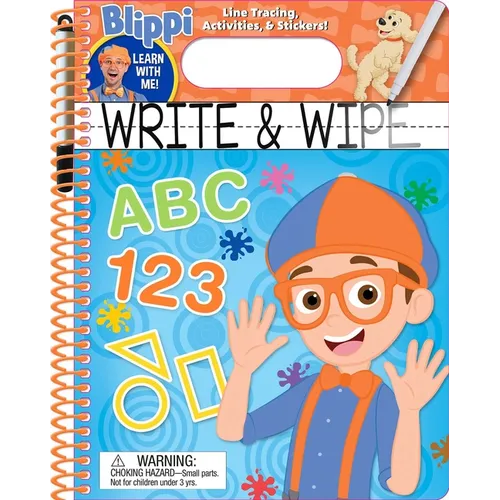 Blippi: Write and Wipe - Spiral