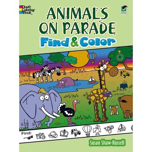 Animals on Parade Find and Color - Paperback