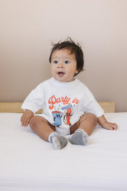 Party in the USA T-Shirt Romper
