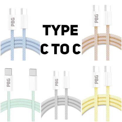 PBG Macaron USB-C TO C Cable's 3 (PD Type C to 8 Pin)