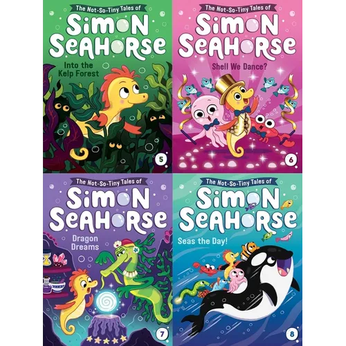 The Not-So-Tiny Tales of Simon Seahorse Collected Set #2: Into the Kelp Forest; Shell We Dance?; Dragon Dreams; Seas the Day! - Paperback