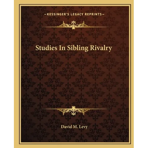 Studies In Sibling Rivalry - Paperback