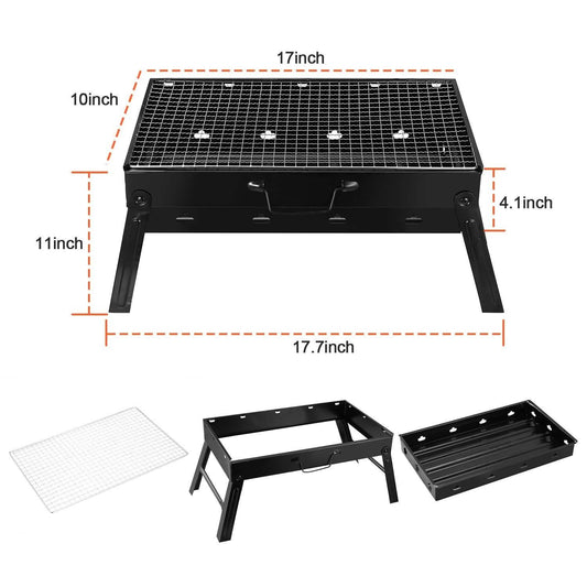 Portable Barbecue Grill Foldable Charcoal