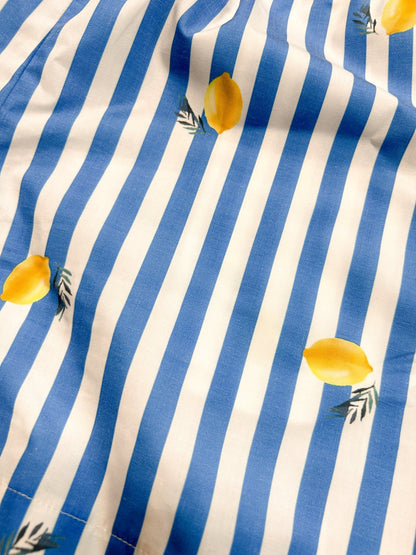 Lemon Drop Coastal Striped Two Piece Set