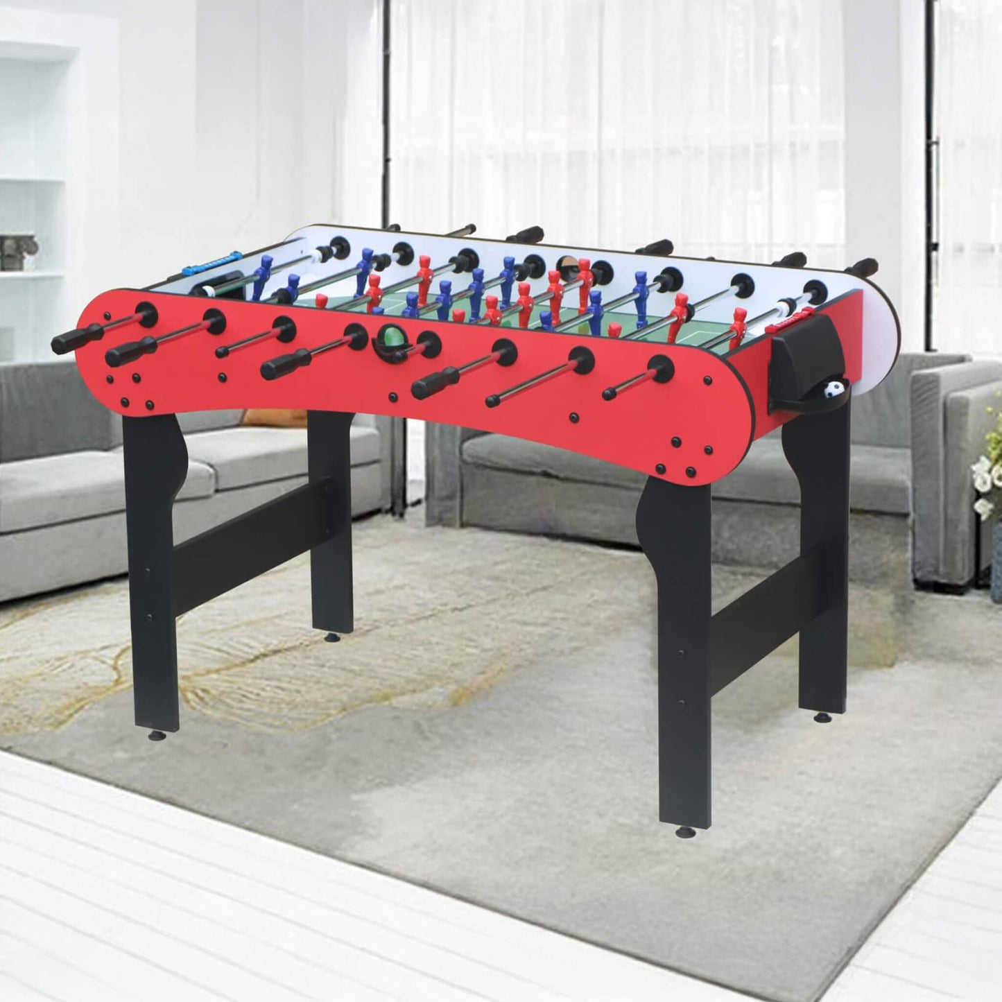 Premium 5FT Indoor Soccer Foosball Table For Kids And Adults (SAK78072)