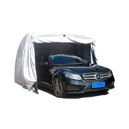 [09X20FT] Alora Premium All-Weather Retractable Steel Frame Carport Canopy For Cars & SUVs (SAK41385)