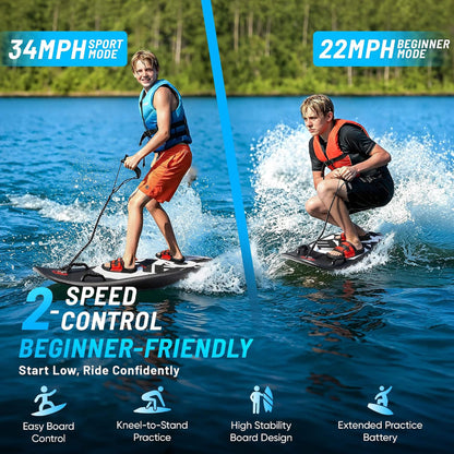 JHS Premium Dual-Speed 12KW Self-Powered Electric Motorized Surfboard (SAK63184)