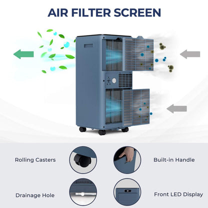 Premium 10K BTU Freestanding AC Unit With Remote Control (SAK41642)