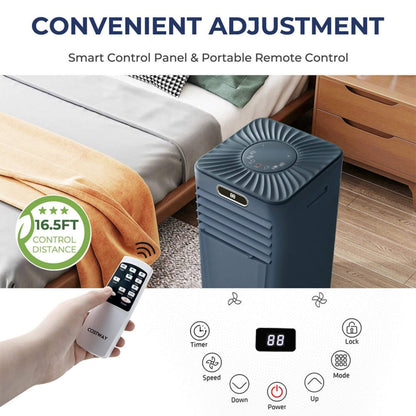 Premium 10K BTU Freestanding AC Unit With Remote Control (SAK41642)