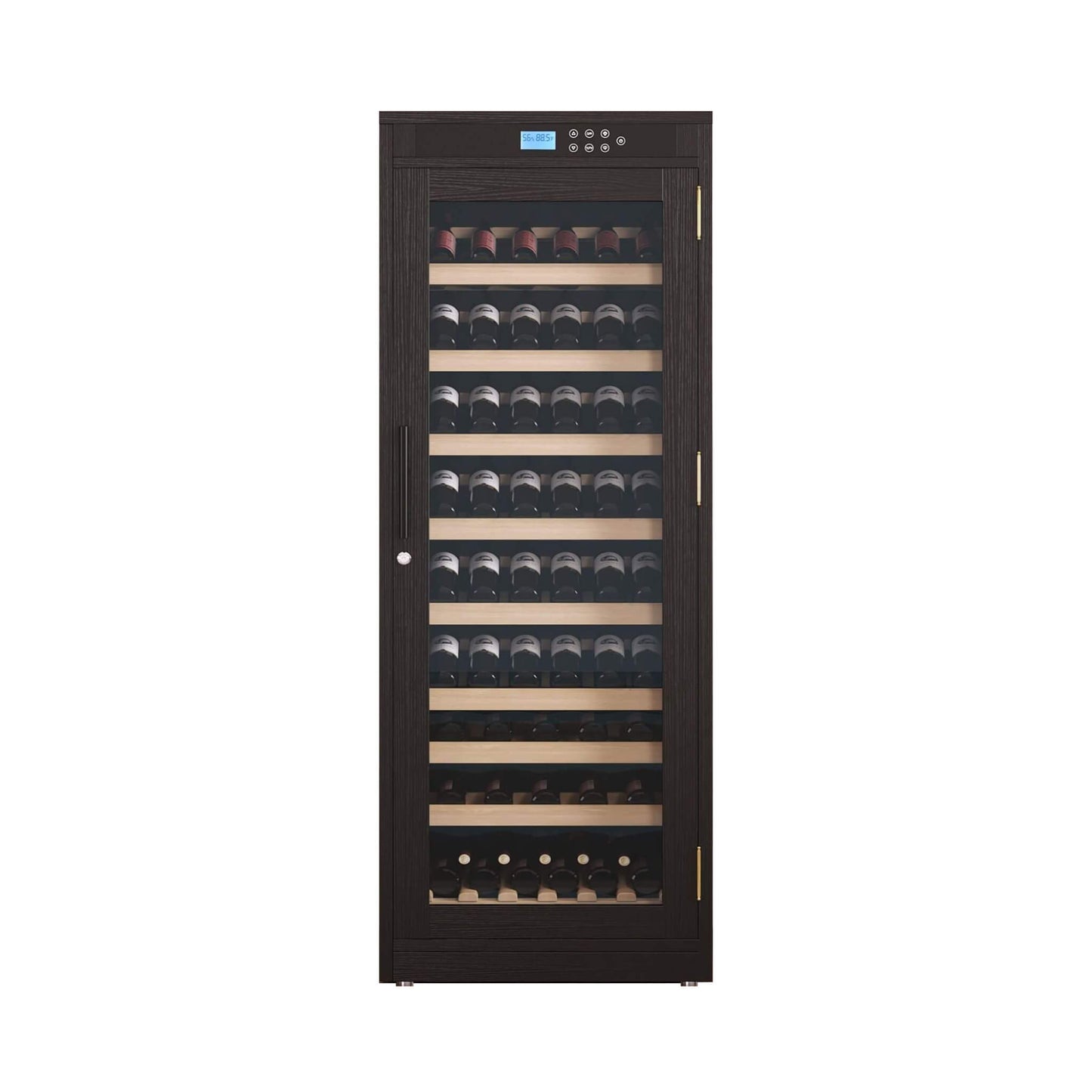 Nuvia 102-Bottle Smart Temperature-Controlled Multi-Tier Wine Cabinet For Home And Bar (SAK46361)