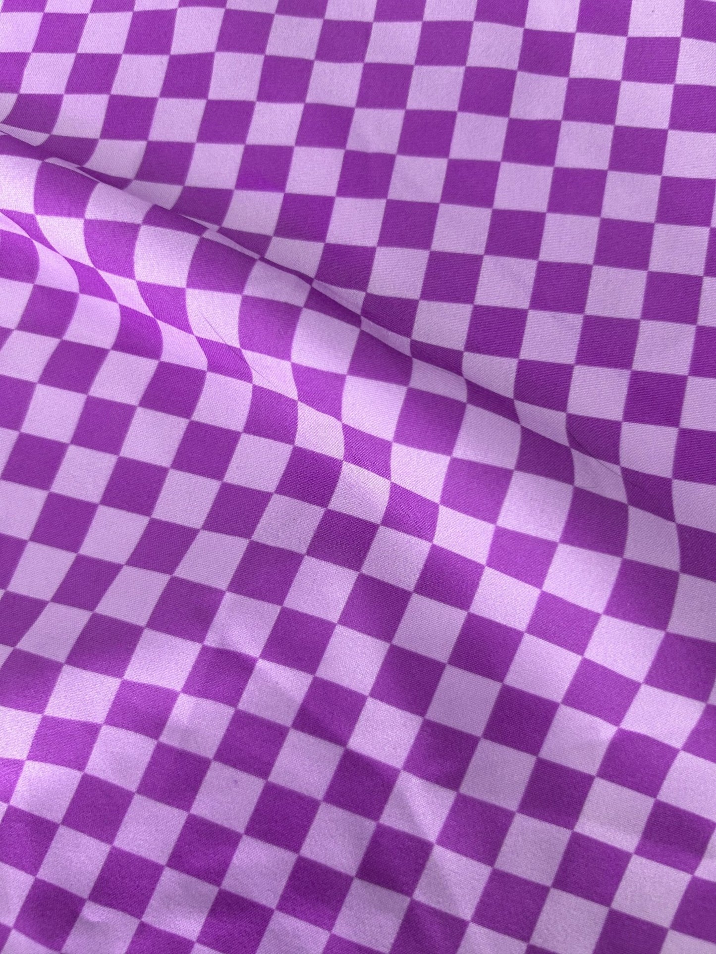 Checkered Tummy Control Athletic Shorts with Pockets