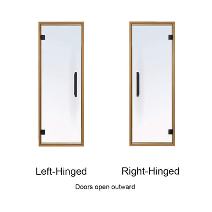 Prosaunas 24X73-Inch Aspen Prehung Tinted Glass Sauna Door (SAK35741)