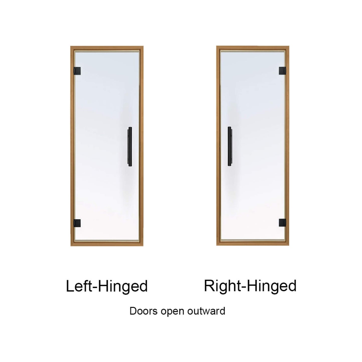 Prosaunas 24X73 Aspen Prehung Clear Glass Sauna Door (SAK68524)
