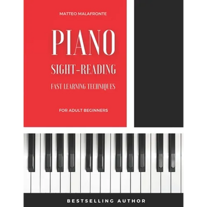 Piano Sight-Reading for Adult Beginners: Fast Learning Techniques (Level 1) - Paperback