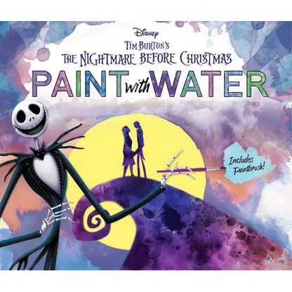 Disney Tim Burton's the Nightmare Before Christmas Paint with Water - Paperback