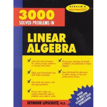 3,000 Solved Problems in Linear Algebra - Paperback