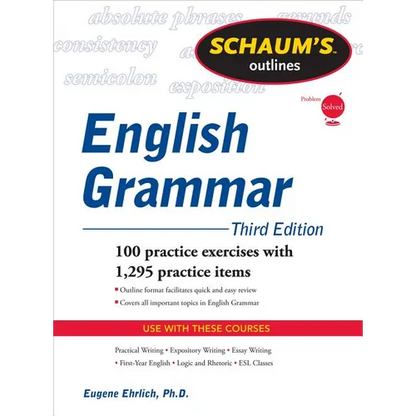 Schaum's Outline of English Grammar - Paperback