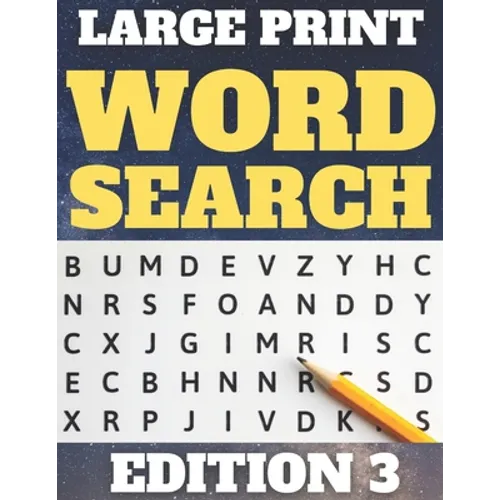 Large Print Word Search: 80 Large Print Word Searches for Adults & Seniors - Find Hundreds of Words - Suitable for Kids (Word Set Edition 3) - Paperback
