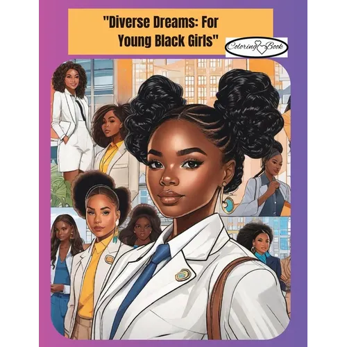 "Inspiring Black Girls to Shine" Coloring Book - Paperback