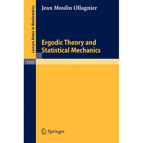 Ergodic Theory and Statistical Mechanics - Paperback