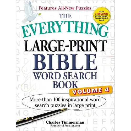 The Everything Large-Print Bible Word Search Book, Volume 4: More Than 100 Inspirational Word Search Puzzles in Large Print - Paperback
