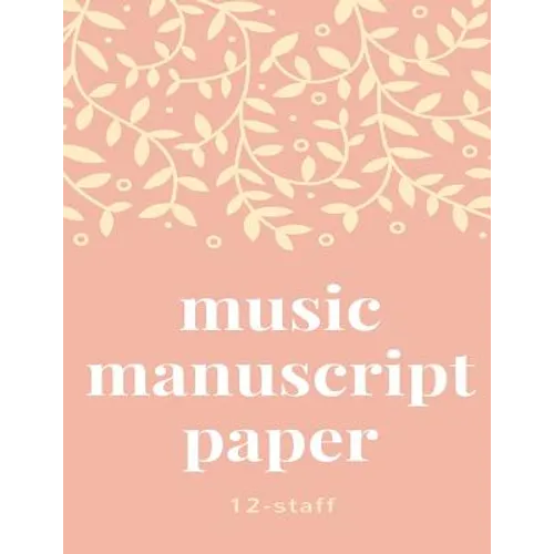 Music manuscript book - Paperback