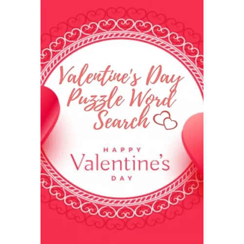 Valentine's Day puzzle Word Search Happy Valentine's Day - Paperback