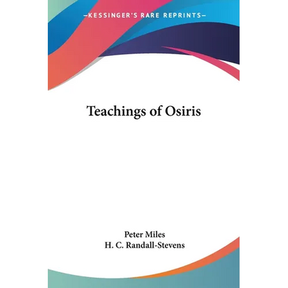 Teachings of Osiris - Paperback