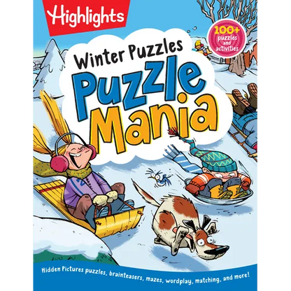 Winter Puzzles: Over 100 Snowy Puzzles, Brainteasers, Mazes, Matching Games and Winter-Themed Crafts for Kids - Paperback