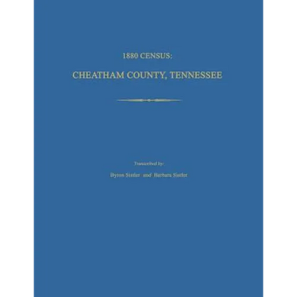1880 Census, Cheatham County, Tennessee - Paperback