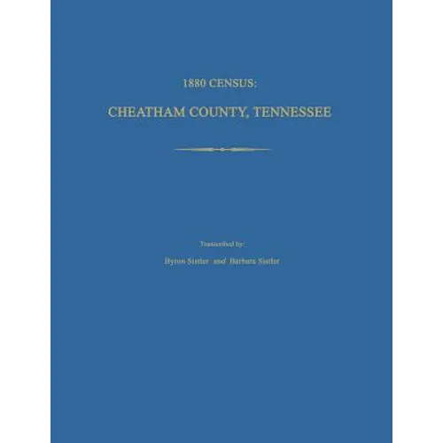 1880 Census, Cheatham County, Tennessee - Paperback